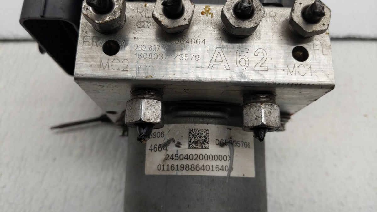 2016 Chevrolet Cruze Anti-Lock Brake ABS Pump Module Actuator OEM P/N:065055766 39042384, 39064667, 39064664 Fits OEM Used A