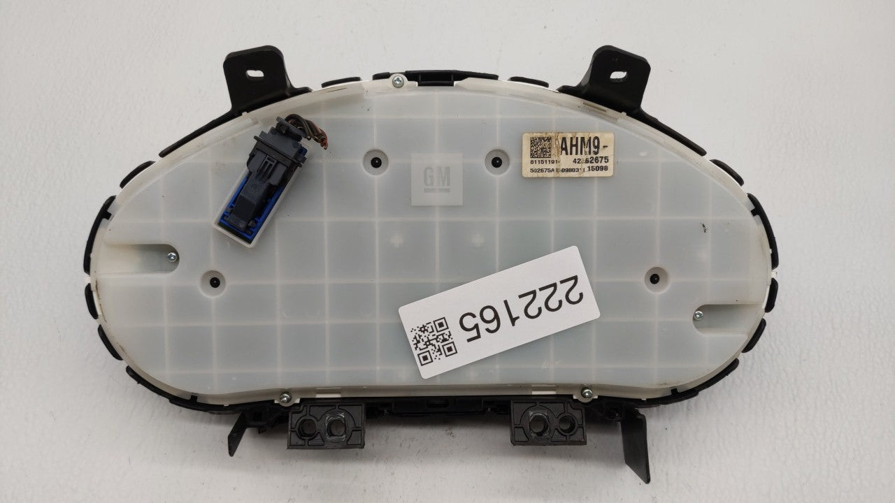 2015-2016 Chevrolet Cruze Instrument Cluster Speedometer Gauges P/N:811511914 94560794, 42362675, 42362673 Fits Fits 2015 20