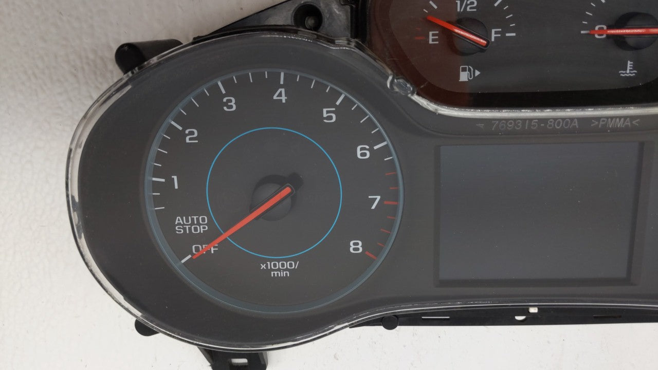 2016 Chevrolet Cruze Instrument Cluster Speedometer Gauges P/N:39082370 39082369 Fits OEM Used Auto Parts - Oemusedautoparts