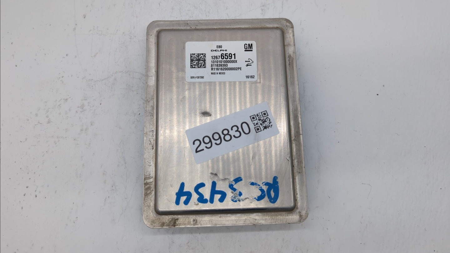 2016 Chevrolet Cruze PCM Engine Control Computer ECU ECM PCU OEM P/N:12672502 12607096, 12675580, 12676591, 12680968 Fits OE