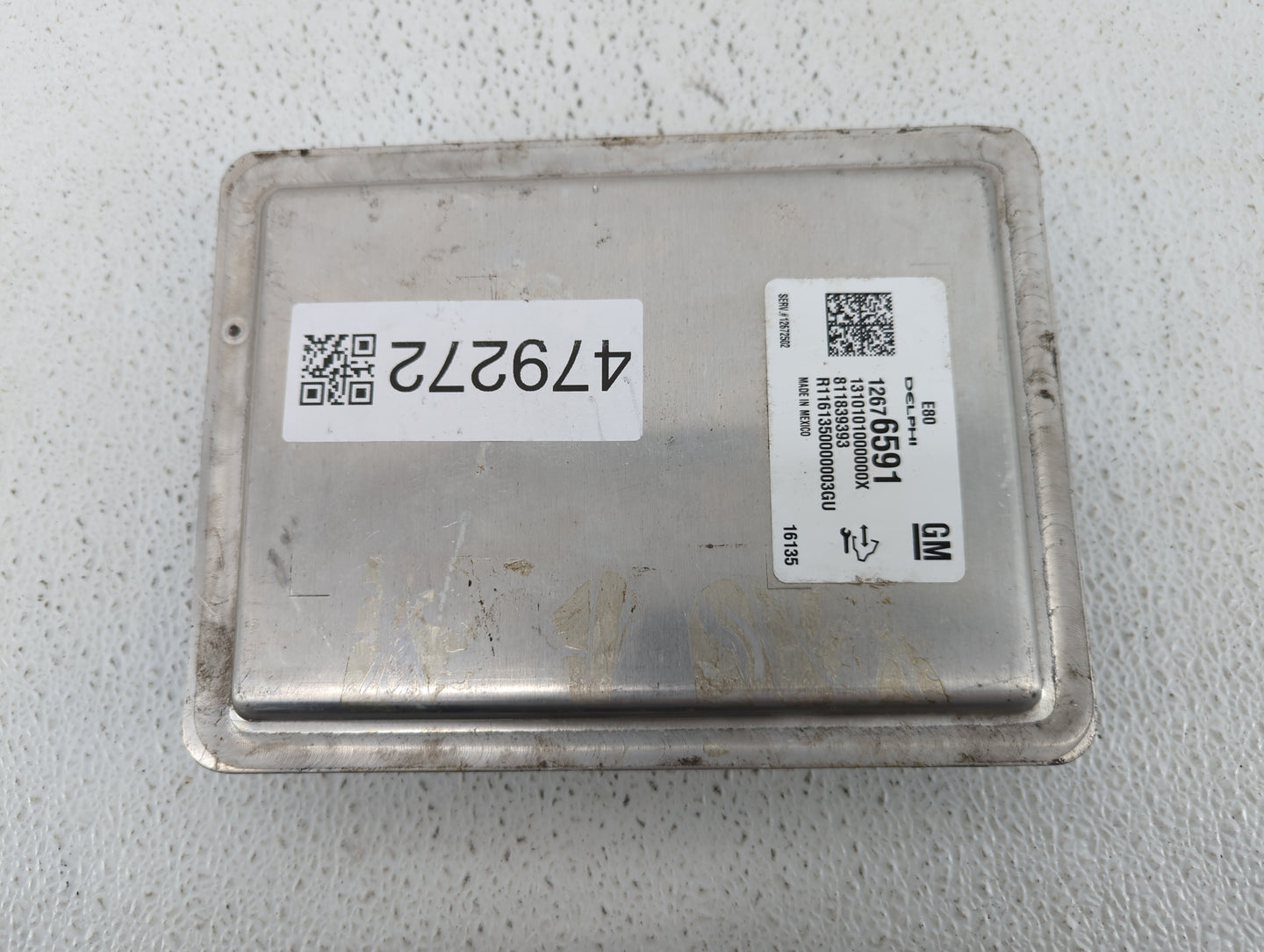 2016 Chevrolet Cruze PCM Engine Control Computer ECU ECM PCU OEM P/N:12675580 12672502, 12676591, 12669511, 12607096 Fits OE