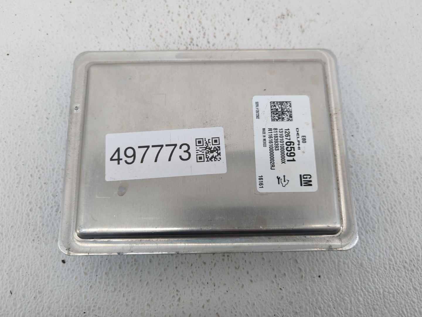 2016 Chevrolet Cruze PCM Engine Control Computer ECU ECM PCU OEM P/N:12675580 12672502, 12676591, 12669511, 12607096 Fits OE