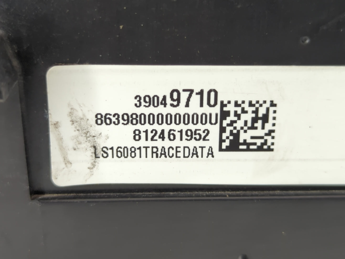 2016 Chevrolet Cruze Fusebox Fuse Box Panel Relay Module P/N:39049710 Fits OEM Used Auto Parts - Oemusedautoparts1.com
