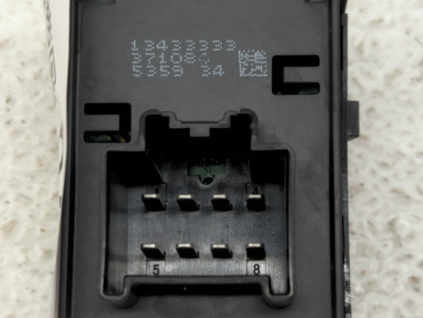 2016-2019 Chevrolet Cruze Master Power Window Switch Replacement Driver Side Left Fits Fits 2016 2017 2018 2019 OEM Used Aut
