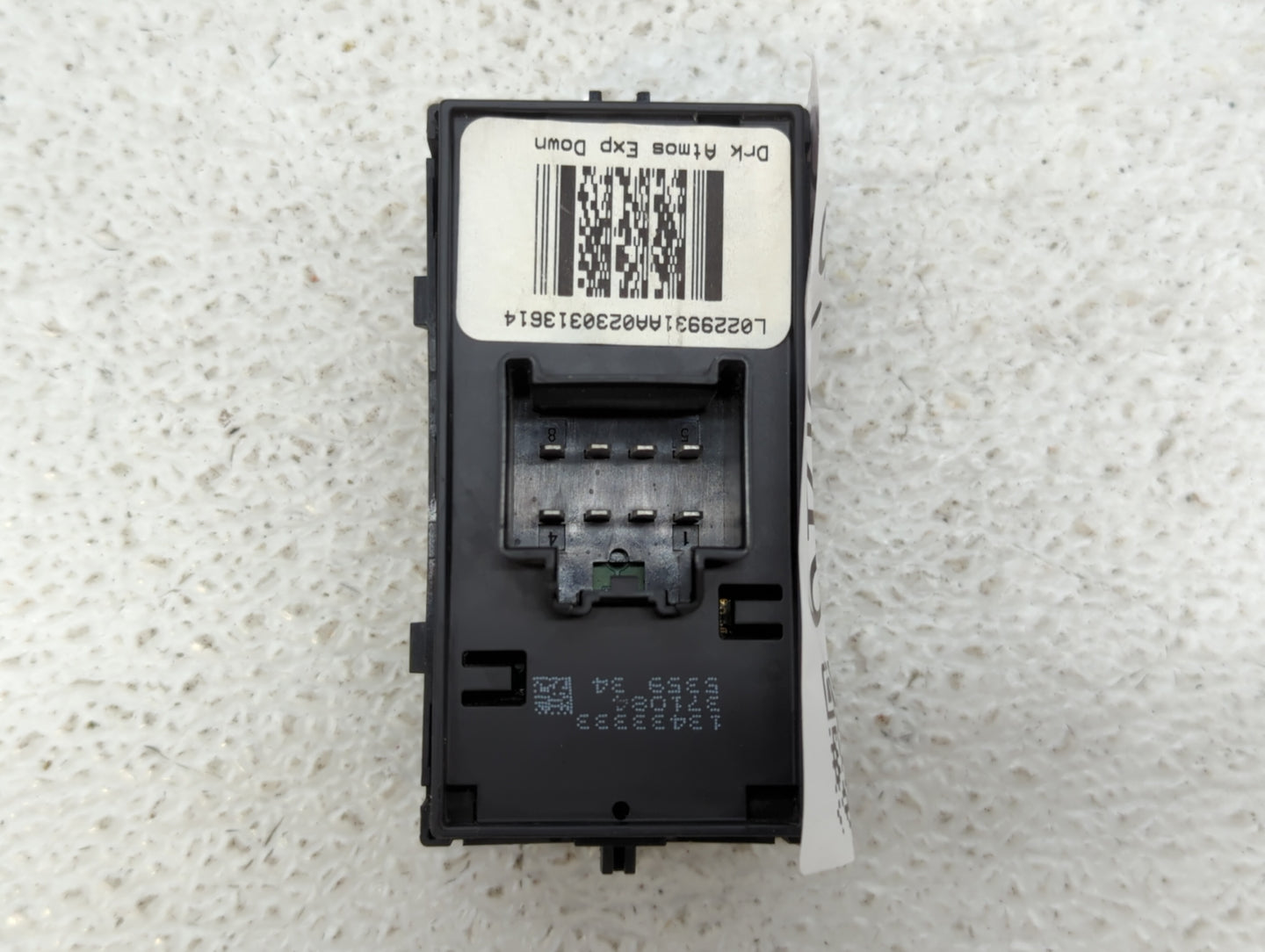 2016-2019 Chevrolet Cruze Master Power Window Switch Replacement Driver Side Left Fits Fits 2016 2017 2018 2019 OEM Used Aut
