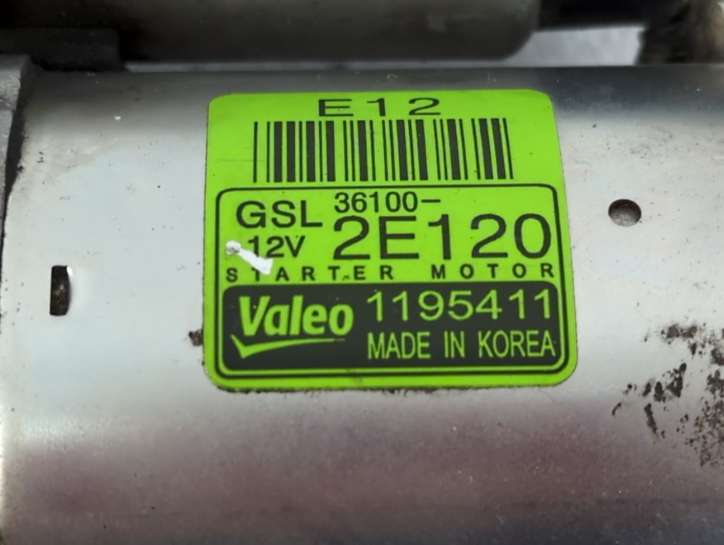2011-2016 Chevrolet Cruze Car Starter Motor Solenoid OEM P/N:36100-2E120 Fits OEM Used Auto Parts - Oemusedautoparts1.com