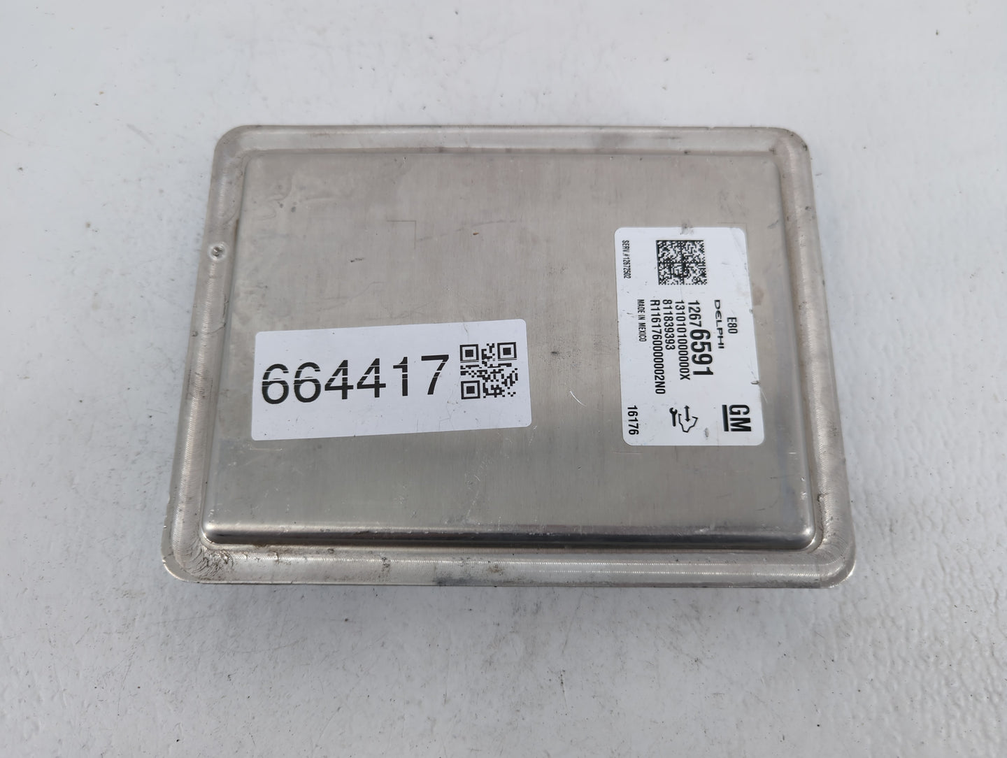 2016 Chevrolet Cruze PCM Engine Control Computer ECU ECM PCU OEM P/N:E78 12676591 Fits OEM Used Auto Parts - Oemusedautopart