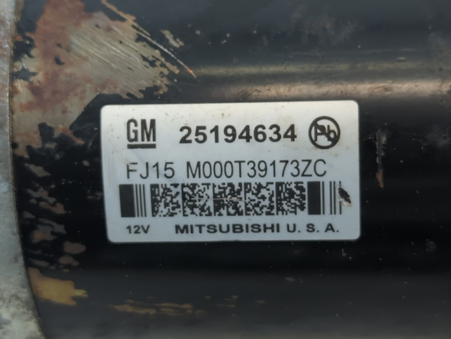 2011-2016 Chevrolet Cruze Car Starter Motor Solenoid OEM P/N:25194634 Fits OEM Used Auto Parts - Oemusedautoparts1.com