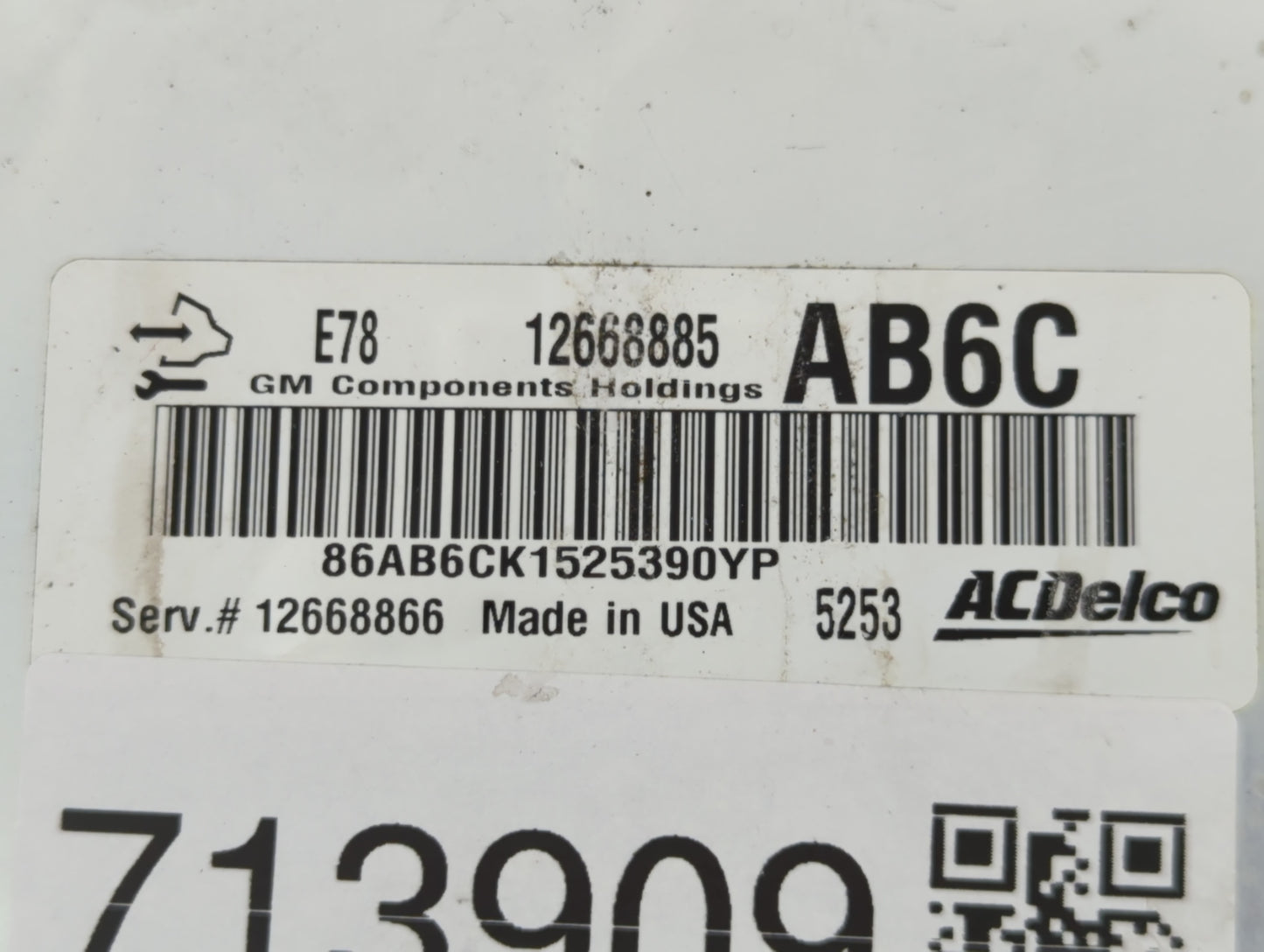 2012-2016 Chevrolet Cruze PCM Engine Control Computer ECU ECM PCU OEM P/N:12668866 12668885 Fits OEM Used Auto Parts - Oemus