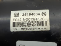 2011-2016 Chevrolet Cruze Car Starter Motor Solenoid OEM P/N:25194634 55595603 Fits OEM Used Auto Parts - Oemusedautoparts1.