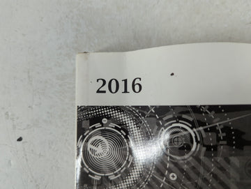 2016 Chevrolet Cruze Owners Manual Book Guide P/N:84147967 B OEM Used Auto Parts