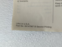 2016 Chevrolet Cruze Owners Manual Book Guide P/N:84147967 B OEM Used Auto Parts - Oemusedautoparts1.com