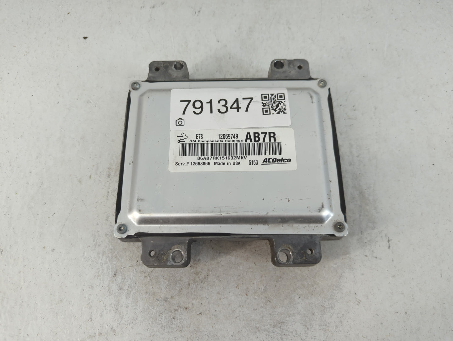 2012-2016 Chevrolet Cruze PCM Engine Control Computer ECU ECM PCU OEM P/N:12669749 Fits Fits 2011 2012 2013 2014 2015 2016 O