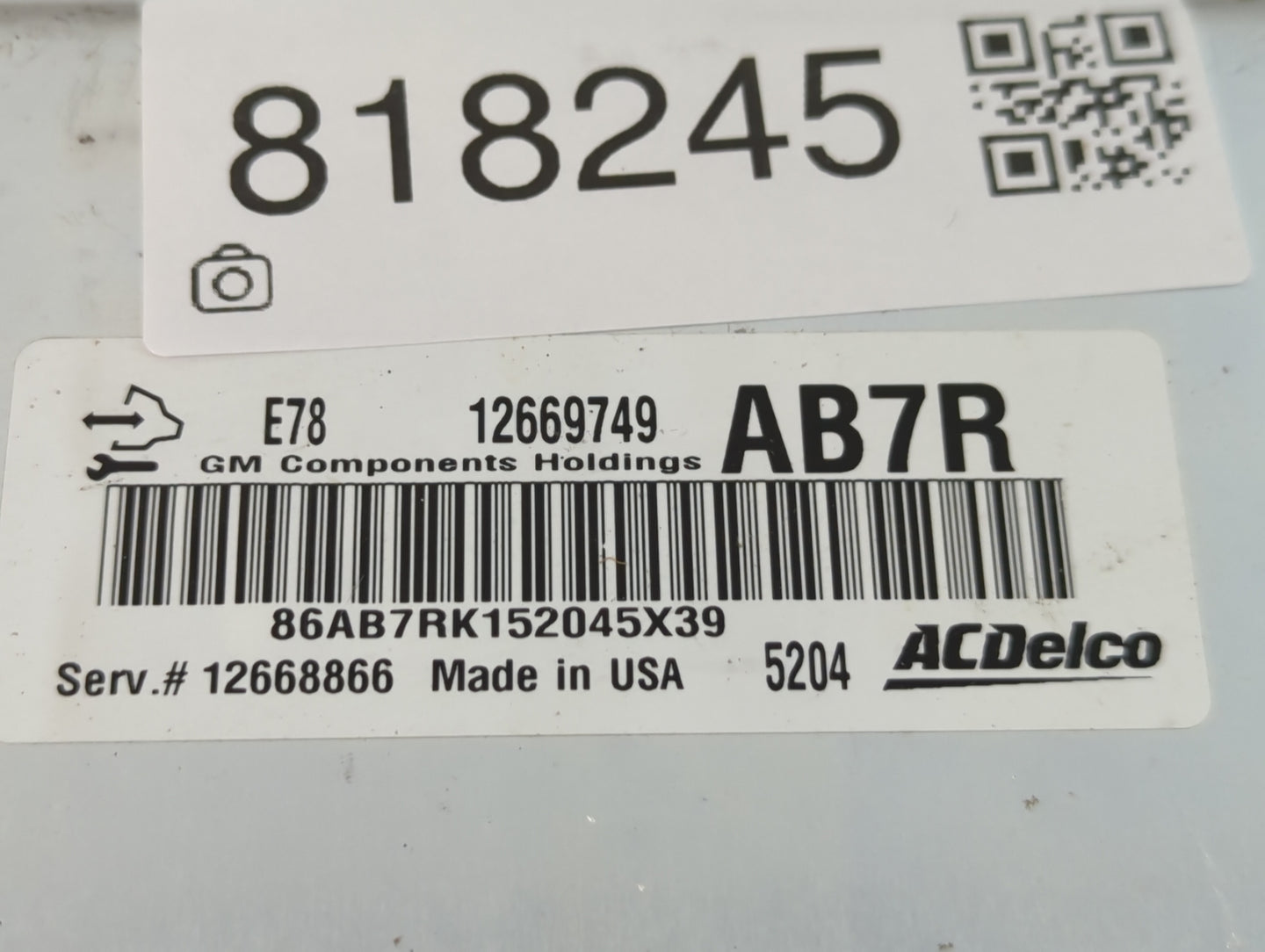 2012-2016 Chevrolet Cruze PCM Engine Control Computer ECU ECM PCU OEM P/N:12668866 12669749 Fits OEM Used Auto Parts - Oemus
