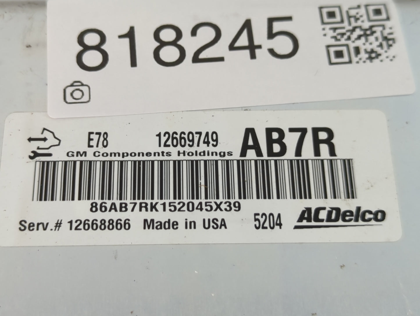 2012-2016 Chevrolet Cruze PCM Engine Control Computer ECU ECM PCU OEM P/N:12668866 12669749 Fits OEM Used Auto Parts - Oemus
