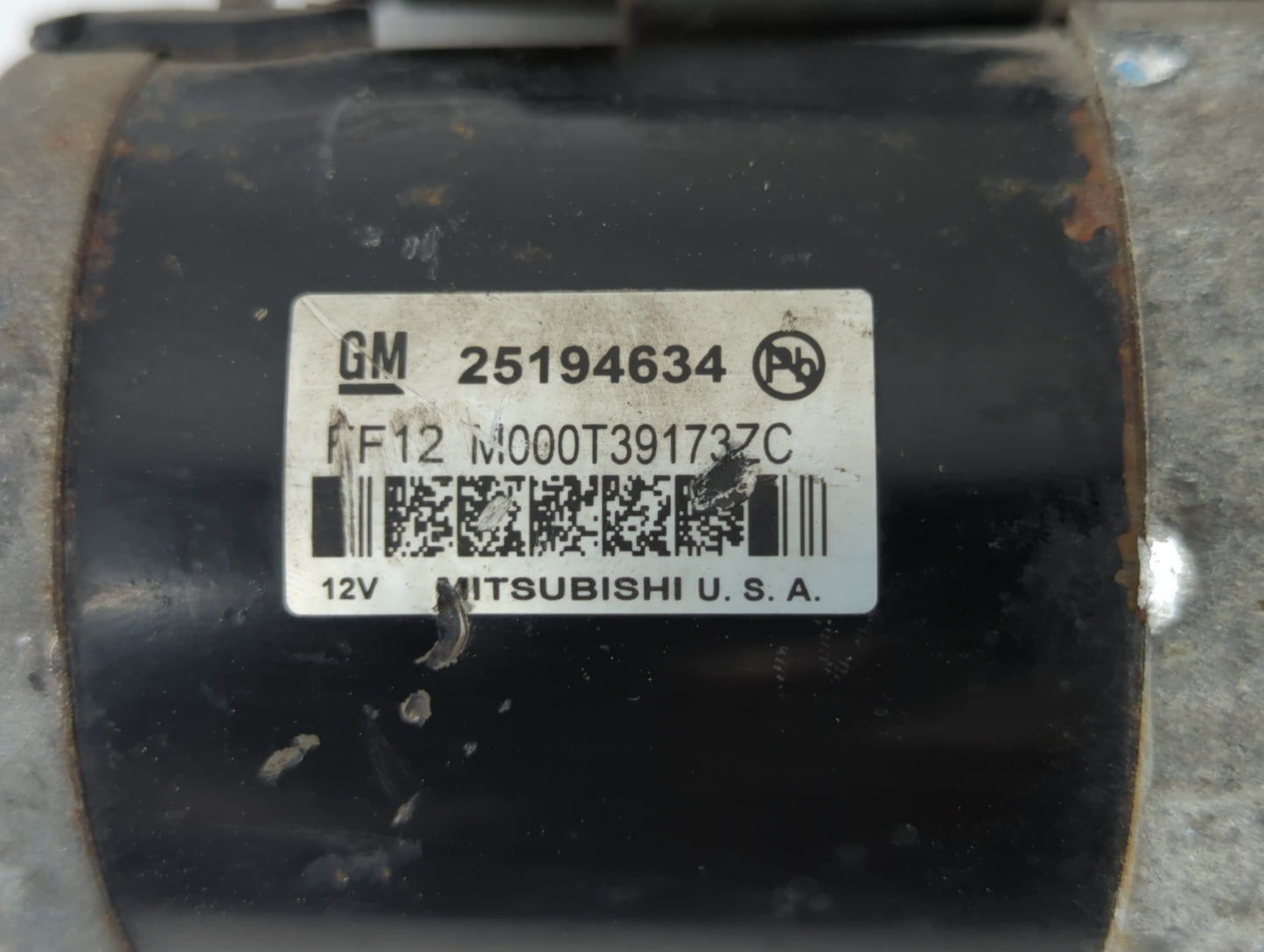 2011-2016 Chevrolet Cruze Car Starter Motor Solenoid OEM P/N:M000T39173ZC 25194634 Fits OEM Used Auto Parts - Oemusedautopar
