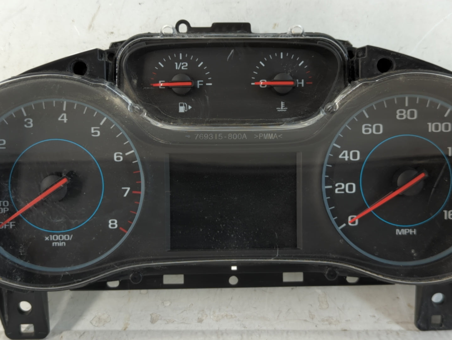 2016 Chevrolet Cruze Instrument Cluster Speedometer Gauges P/N:39082370 Fits OEM Used Auto Parts - Oemusedautoparts1.com