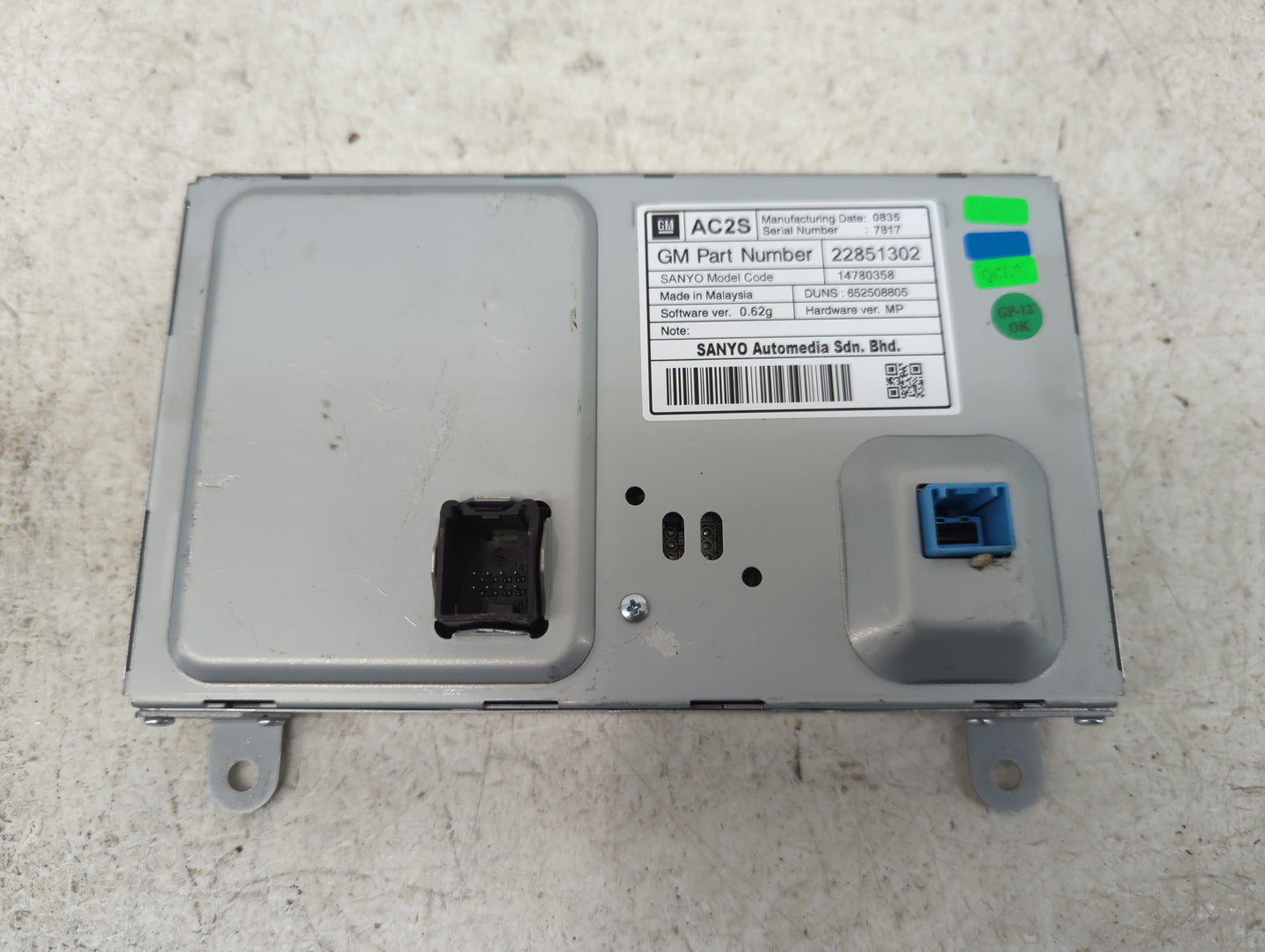 2011-2016 Chevrolet Cruze Information Display Screen - Oemusedautoparts1.com