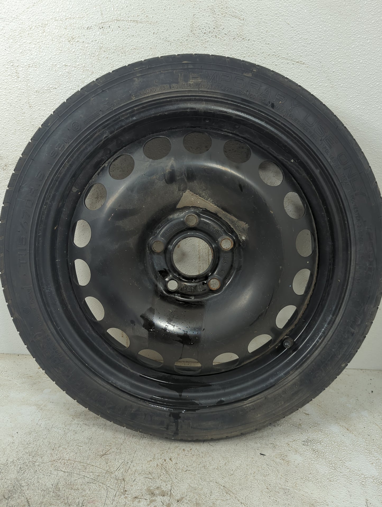 Chevrolet Cruze Limited Spare Donut Tire Wheel Rim Oem 1168260 - Oemusedautoparts1.com