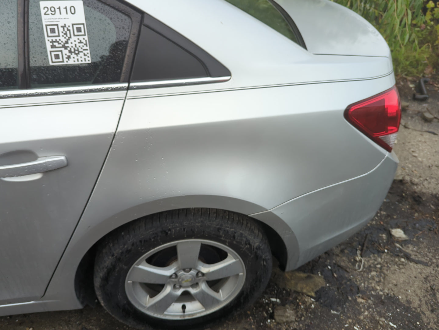 Chevrolet Cruze Limited Driver Rear Quarter Panel Oem - Oemusedautoparts1.com