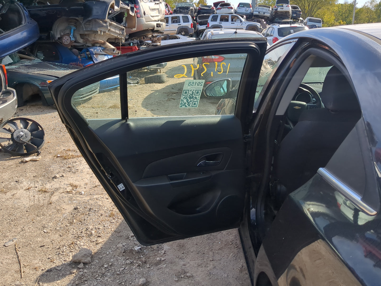 Chevrolet Cruze Limited Driver Rear Door Oem - Oemusedautoparts1.com