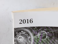 2016 Chevrolet Cruze Limited Owners Manual Book Guide P/N:23289323 A OEM Used Auto Parts - Oemusedautoparts1.com