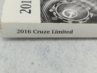 2016 Chevrolet Cruze Limited Owners Manual Book Guide P/N:23289323 A OEM Used Auto Parts - Oemusedautoparts1.com