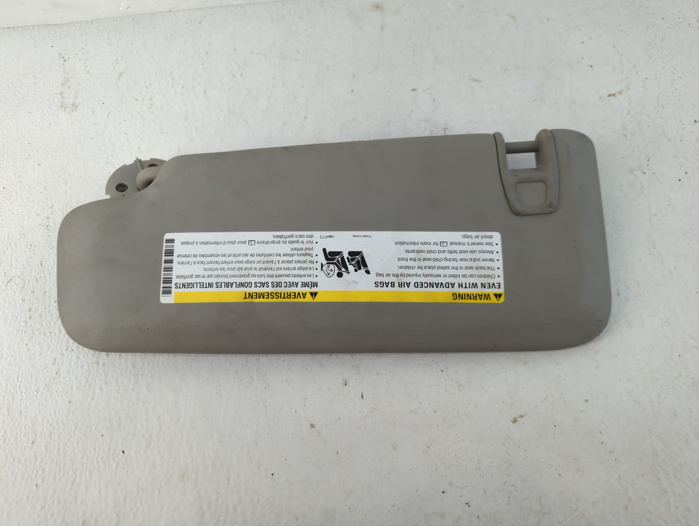 2016 Chevrolet Cruze Limited Sun Visor Shade Replacement Passenger Right Mirror Fits Fits 2011 2012 2013 2014 2015 OEM Used 