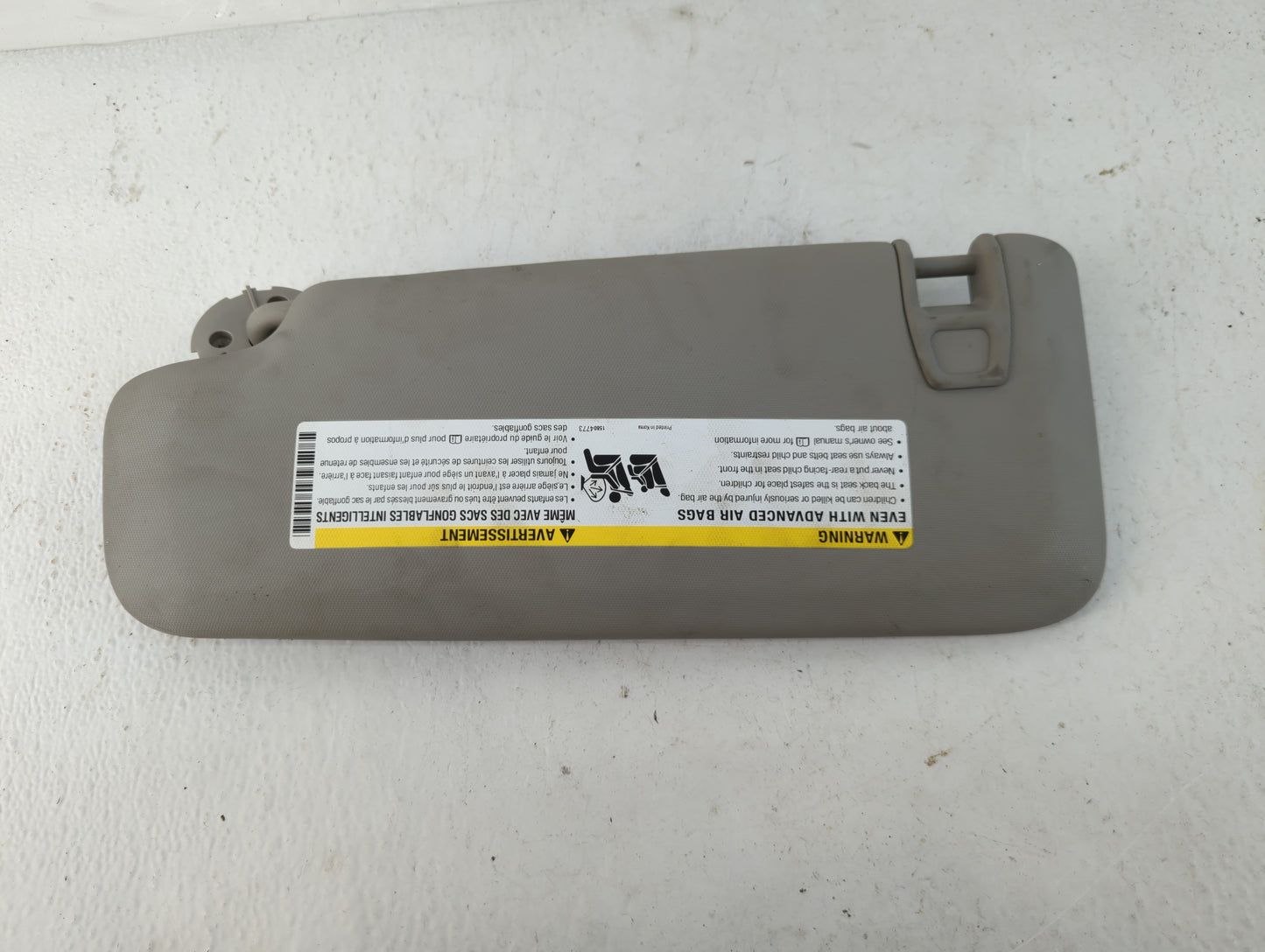 2016 Chevrolet Cruze Limited Sun Visor Shade Replacement Passenger Right Mirror Fits Fits 2011 2012 2013 2014 2015 OEM Used 