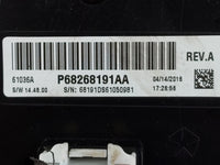 2016 Chevrolet Dp Climate Control Module Temperature AC/Heater Replacement P/N:P68268191AA Fits OEM Used Auto Parts - Oemuse