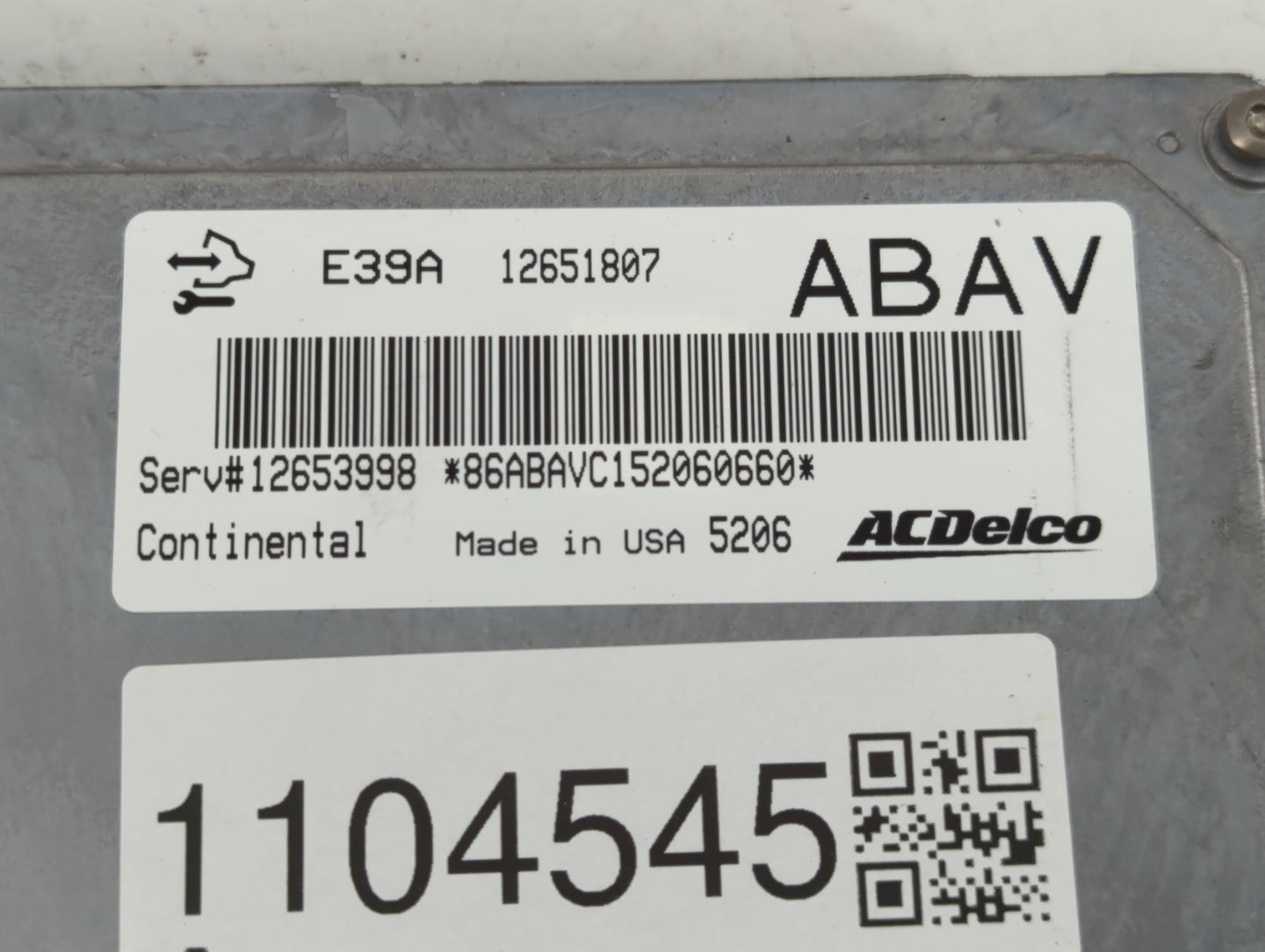 2013-2016 Chevrolet Equinox PCM Engine Control Computer ECU ECM PCU OEM P/N:12651807 Fits Fits 2013 2014 2015 2016 OEM Used 