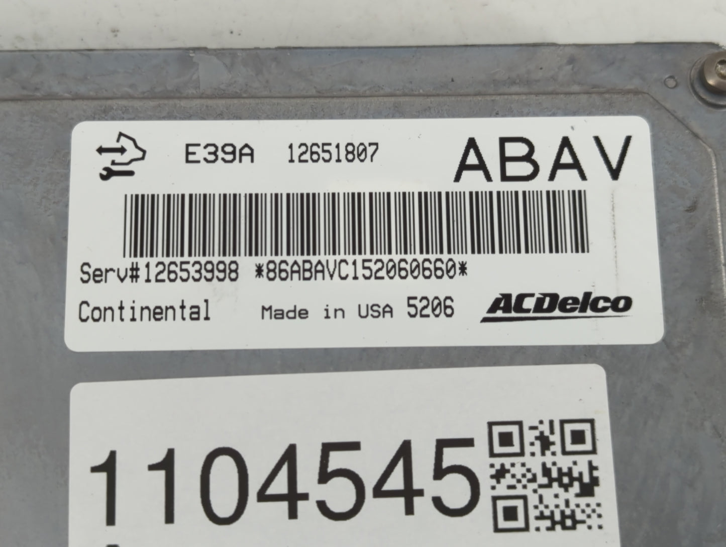 2013-2016 Chevrolet Equinox PCM Engine Control Computer ECU ECM PCU OEM P/N:12651807 Fits Fits 2013 2014 2015 2016 OEM Used 