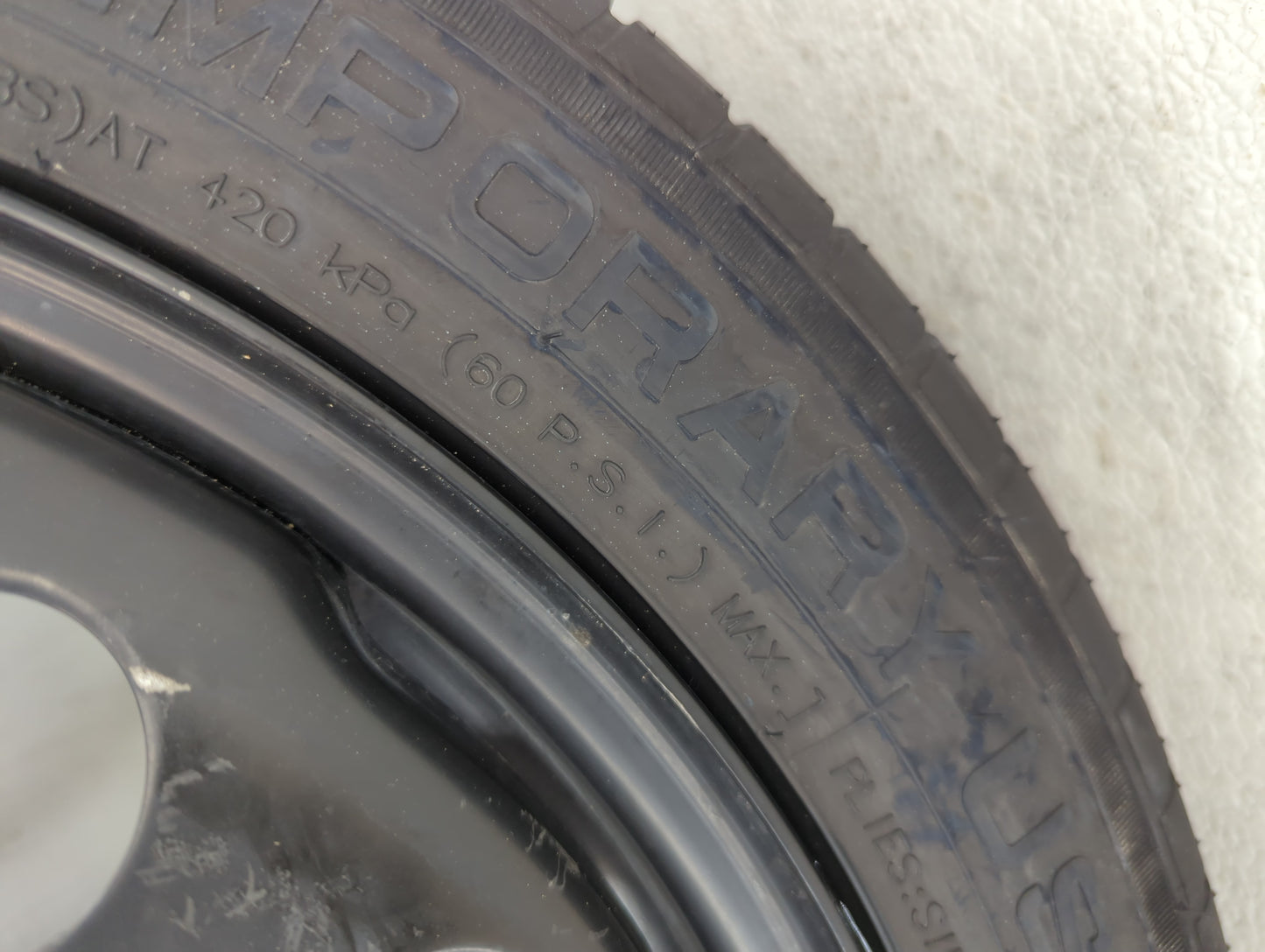 2010-2017 Chevrolet Equinox Spare Donut Tire Wheel Rim Oem - Oemusedautoparts1.com
