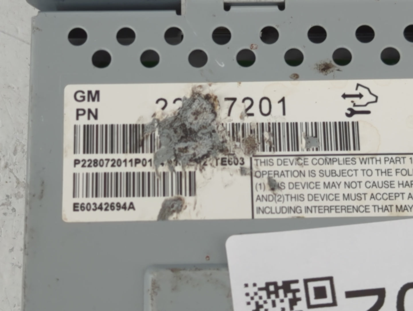 2016 Chevrolet Equinox Information Display Screen - Oemusedautoparts1.com
