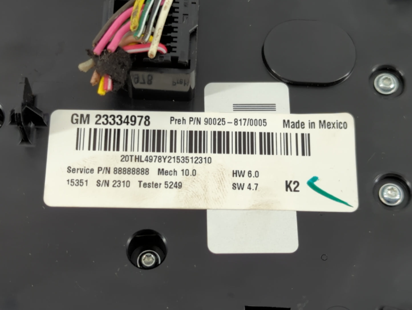 2016-2016 Chevrolet Equinox Radio Control Panel - Oemusedautoparts1.com