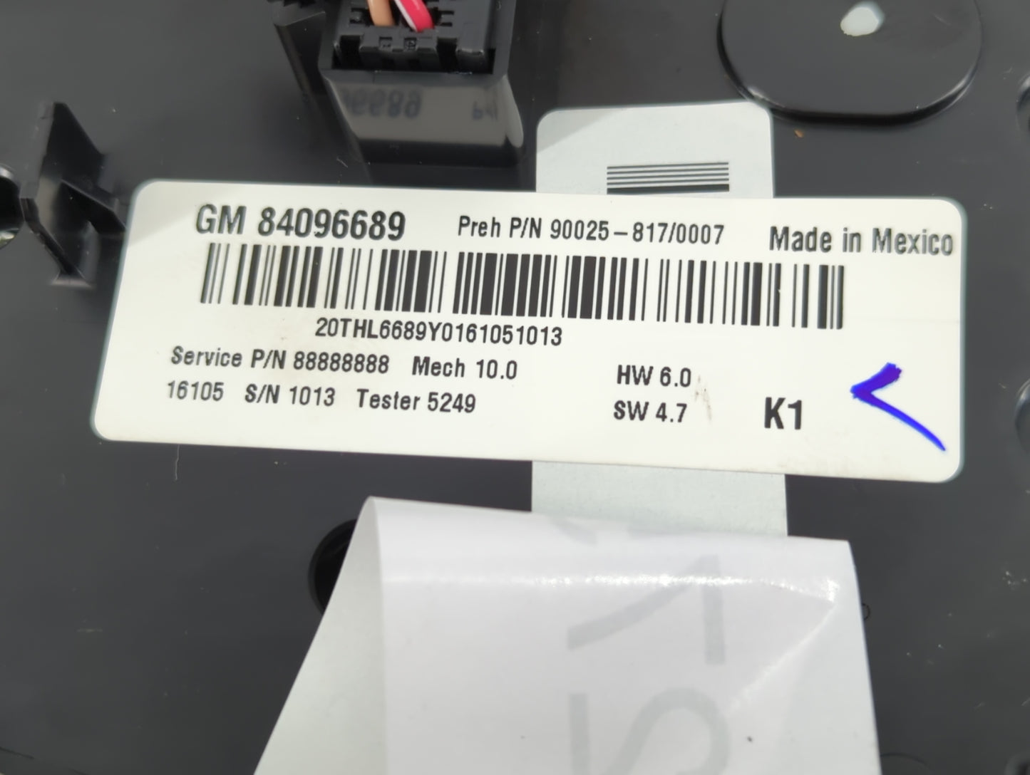 2016-2017 Chevrolet Equinox Radio AM FM Cd Player Receiver Replacement P/N:90025-817 84096689 Fits Fits 2016 2017 OEM Used A