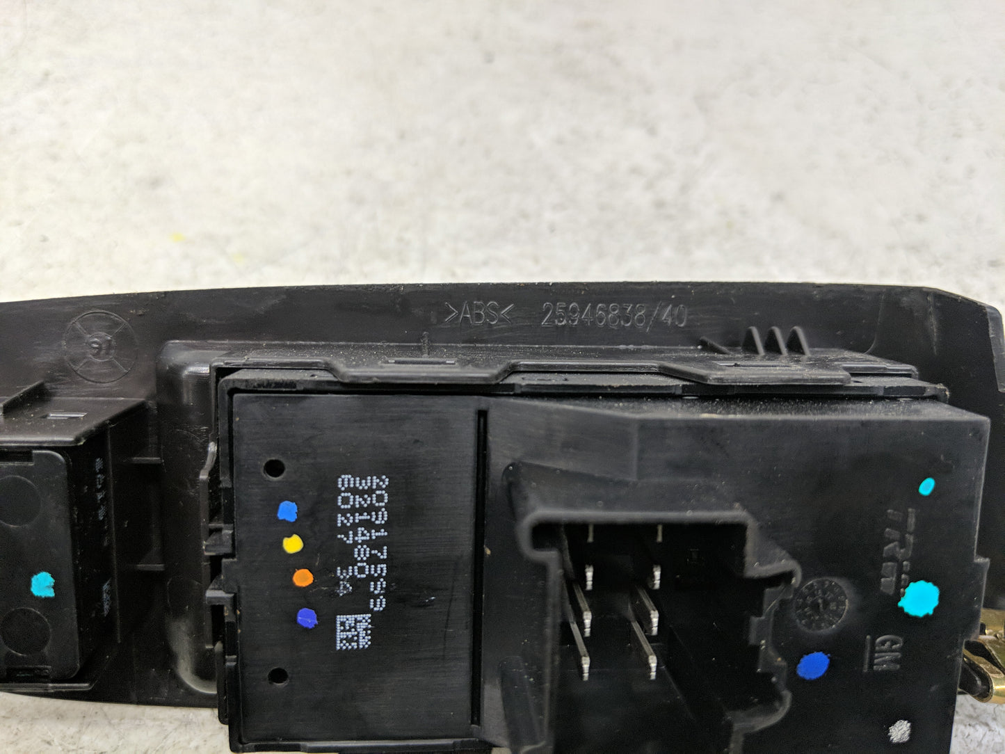 2010-2017 Chevrolet Equinox Master Power Window Switch Replacement Driver Side Left P/N:25946838 20917599 Fits OEM Used Auto
