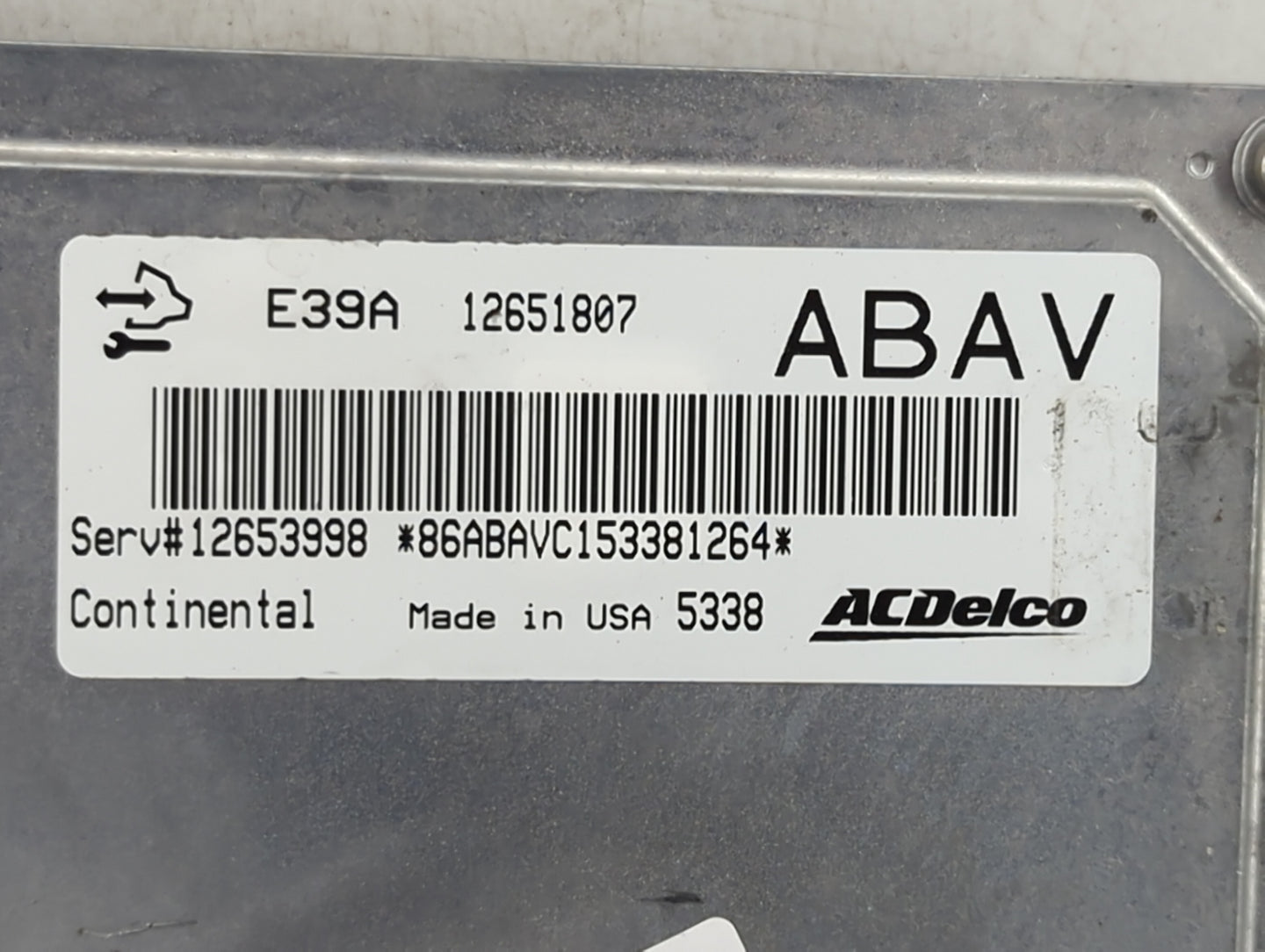 2013-2016 Chevrolet Equinox PCM Engine Control Computer ECU ECM PCU OEM P/N:12651807 Fits Fits 2013 2014 2015 2016 OEM Used 