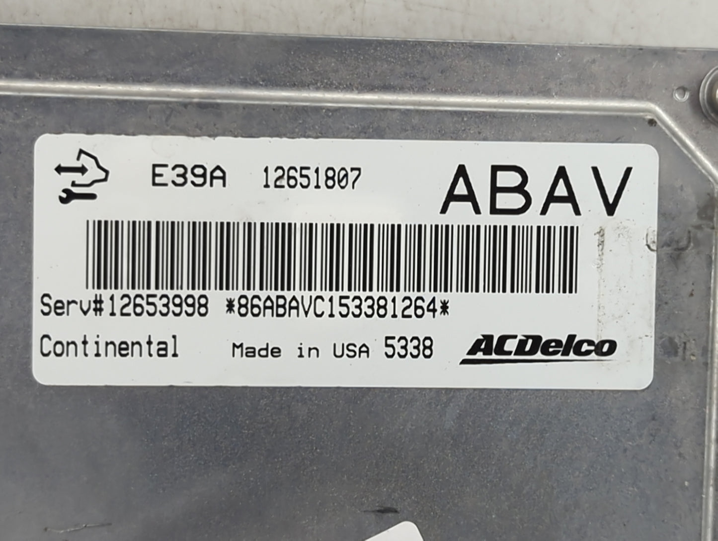 2013-2016 Chevrolet Equinox PCM Engine Control Computer ECU ECM PCU OEM P/N:12651807 Fits Fits 2013 2014 2015 2016 OEM Used 