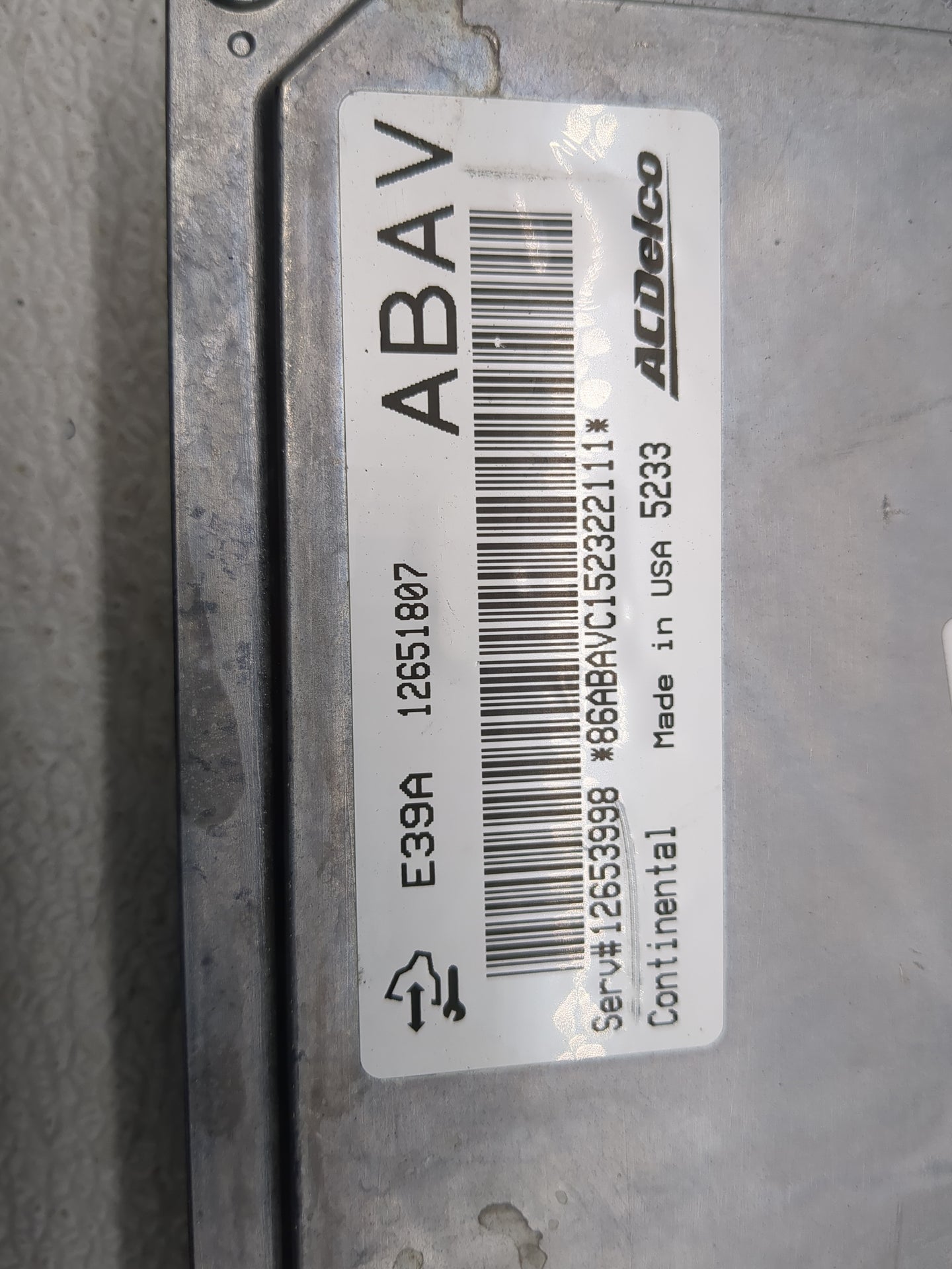 2013-2016 Chevrolet Equinox PCM Engine Control Computer ECU ECM PCU OEM P/N:12651807 Fits Fits 2013 2014 2015 2016 OEM Used 