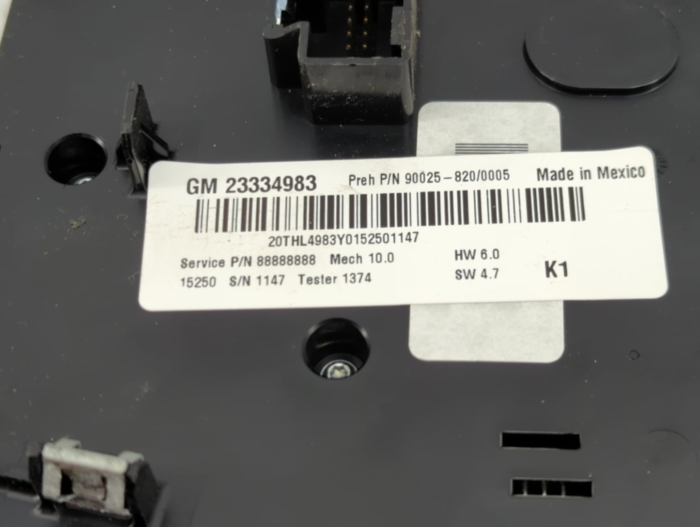 2016-2016 Chevrolet Equinox Radio Control Panel Silver - Oemusedautoparts1.com