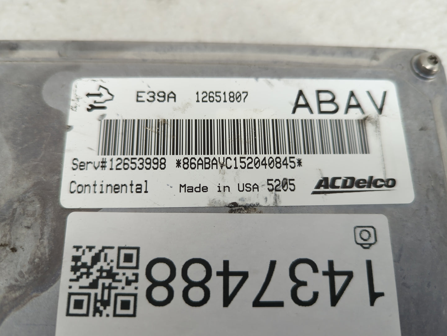 2013-2016 Chevrolet Equinox PCM Engine Control Computer ECU ECM PCU OEM P/N:12651807 12653998 Fits Fits 2013 2014 2015 2016 