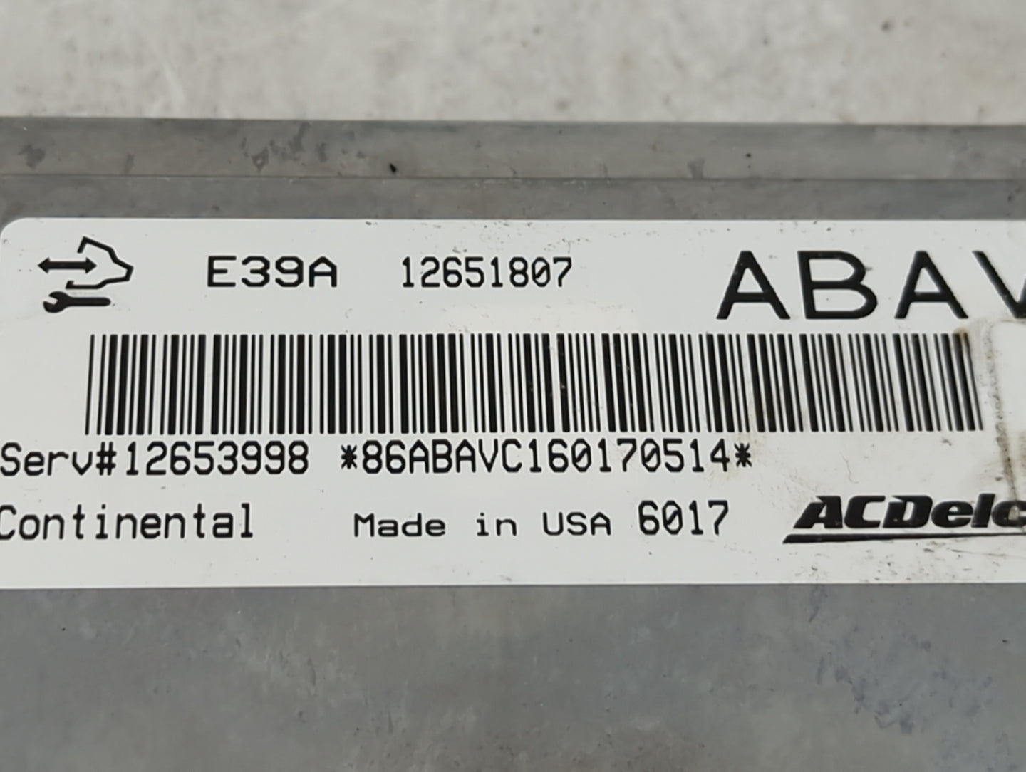 2013-2016 Chevrolet Equinox PCM Engine Control Computer ECU ECM PCU OEM P/N:12651807 12653998 Fits Fits 2013 2014 2015 2016 
