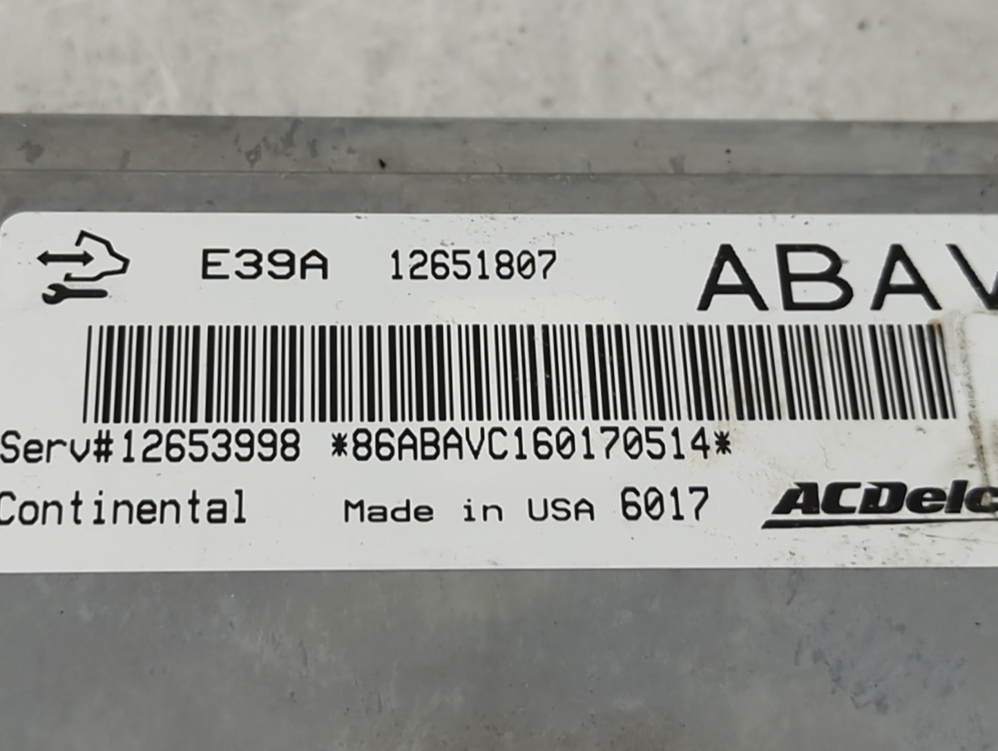 2013-2016 Chevrolet Equinox PCM Engine Control Computer ECU ECM PCU OEM P/N:12651807 12653998 Fits Fits 2013 2014 2015 2016 