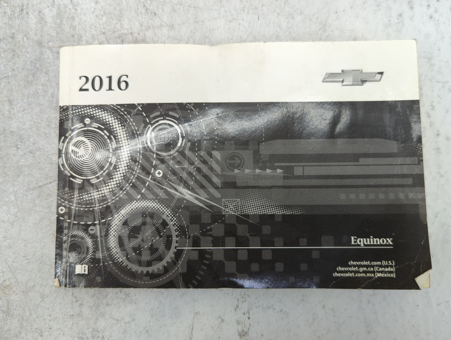 2016 Chevrolet Equinox Owners Manual Book Guide P/N:23170178 23462387 OEM Used Auto Parts - Oemusedautoparts1.com