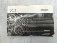 2016 Chevrolet Equinox Owners Manual Book Guide P/N:23170178 23462387 OEM Used Auto Parts - Oemusedautoparts1.com