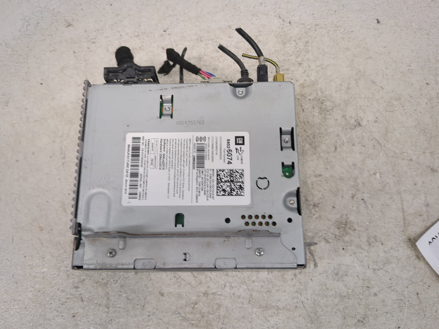 2016 Chevrolet Equinox Radio AM FM Cd Player Receiver Replacement P/N:84026074 Fits Fits 2014 OEM Used Auto Parts - Oemuseda