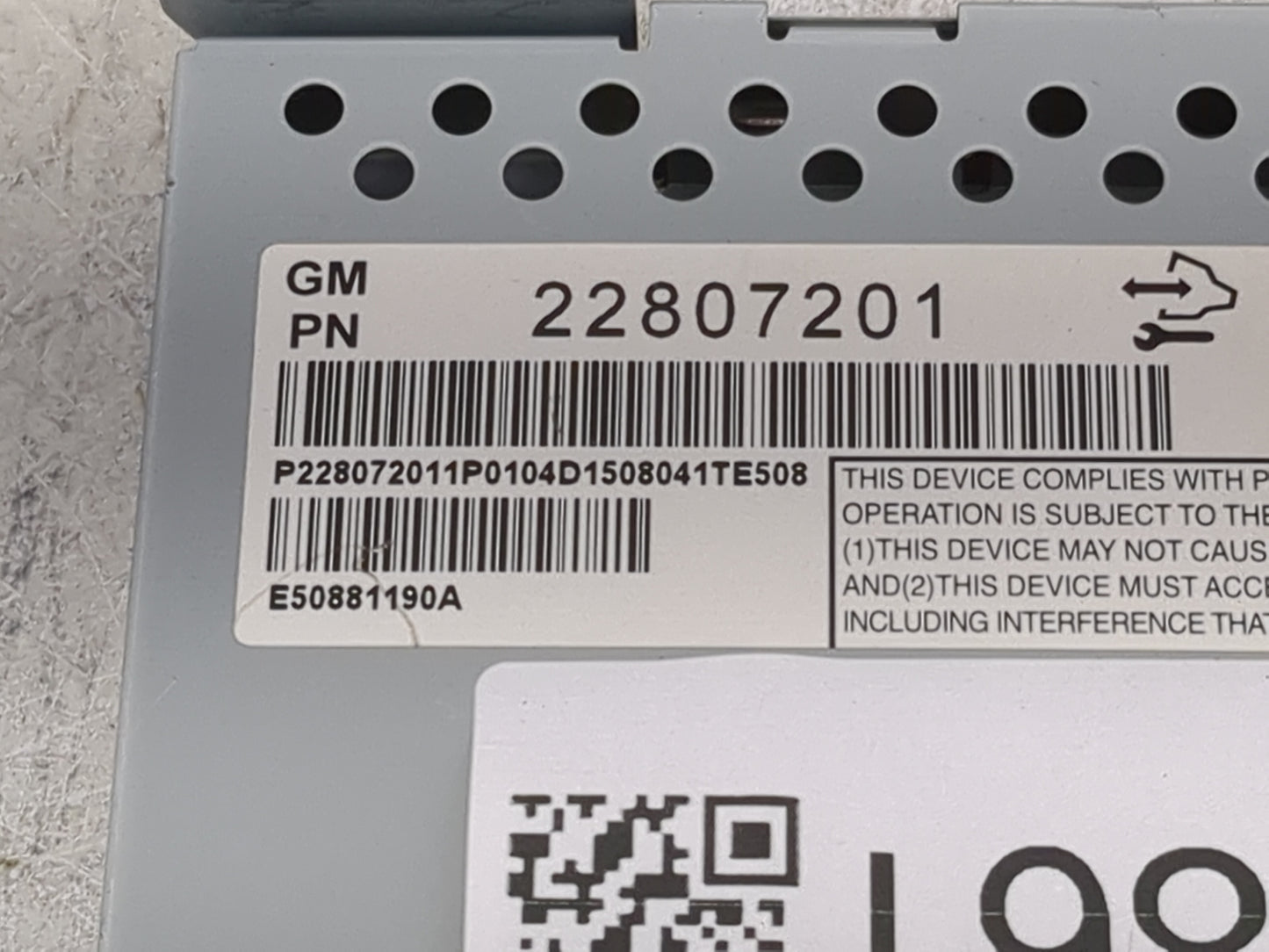 2012-2017 Chevrolet Equinox Information Display Screen 1468861 - Oemusedautoparts1.com