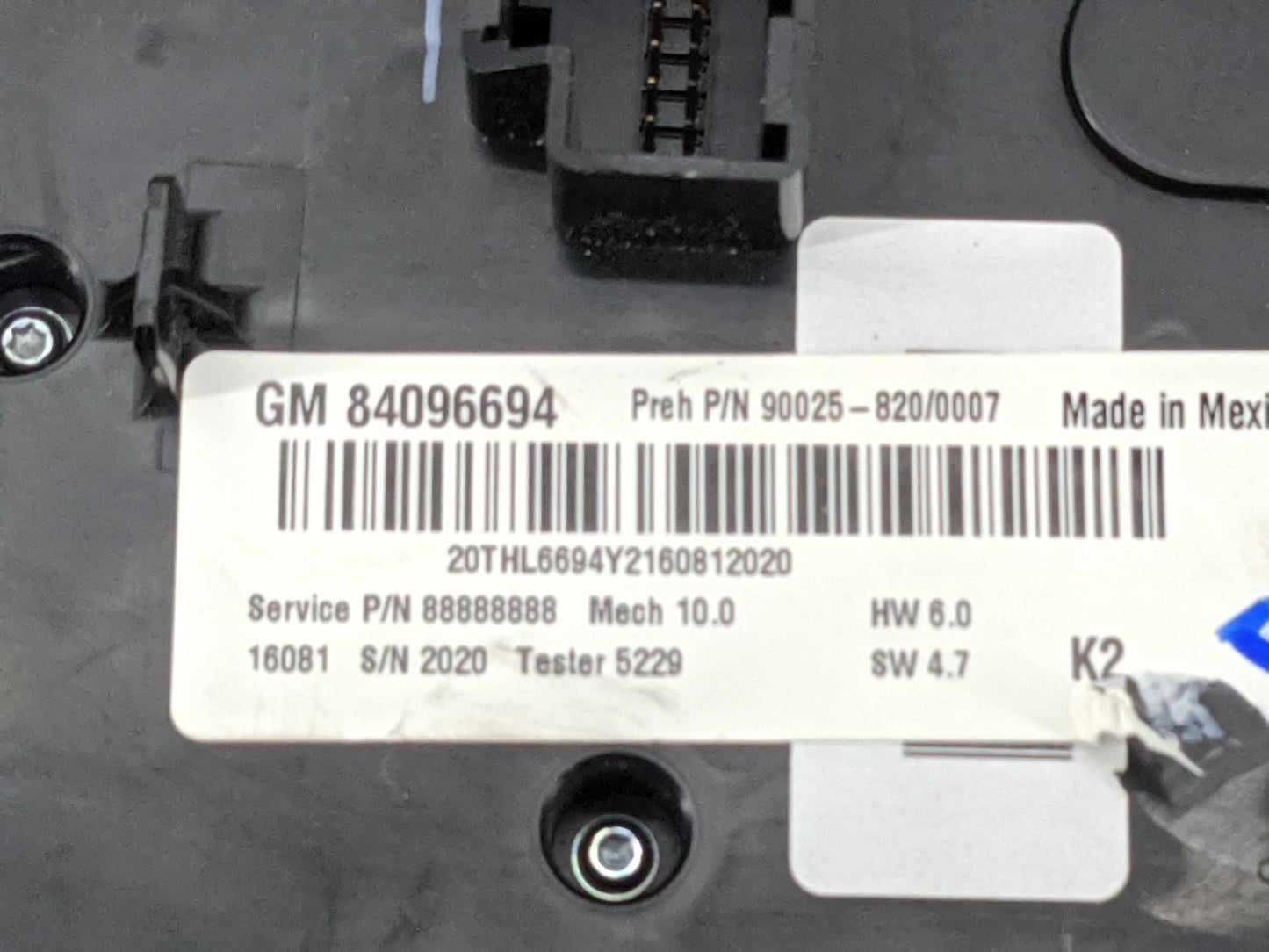 2016-2017 Chevrolet Equinox Radio Control Panel 1474536 - Oemusedautoparts1.com
