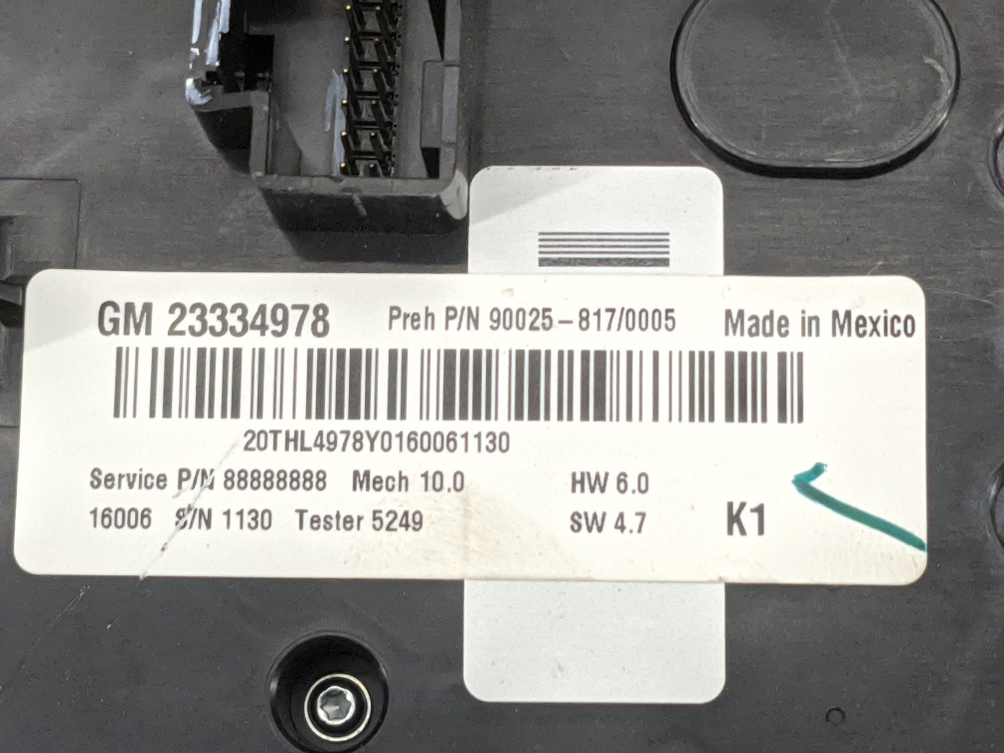 2016-2016 Chevrolet Equinox Radio Control Panel 1478274 - Oemusedautoparts1.com